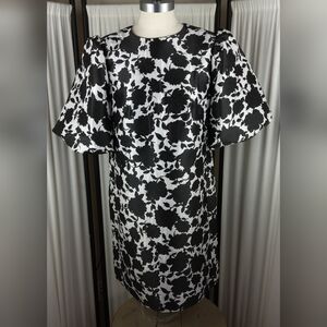 Kate Spade New York, Floral Taxi Mainline Dress, Black&White, Women's Size 6 NWT